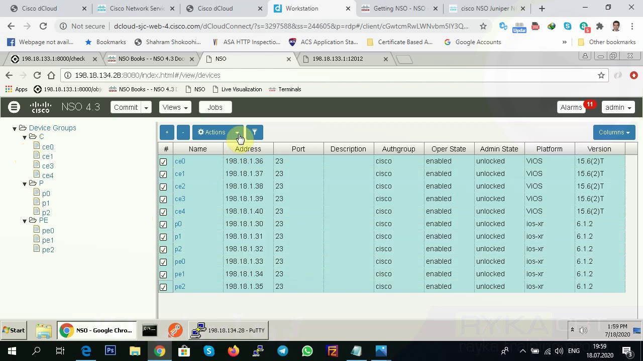 معرفی ابزار Cisco NSO در Devnet