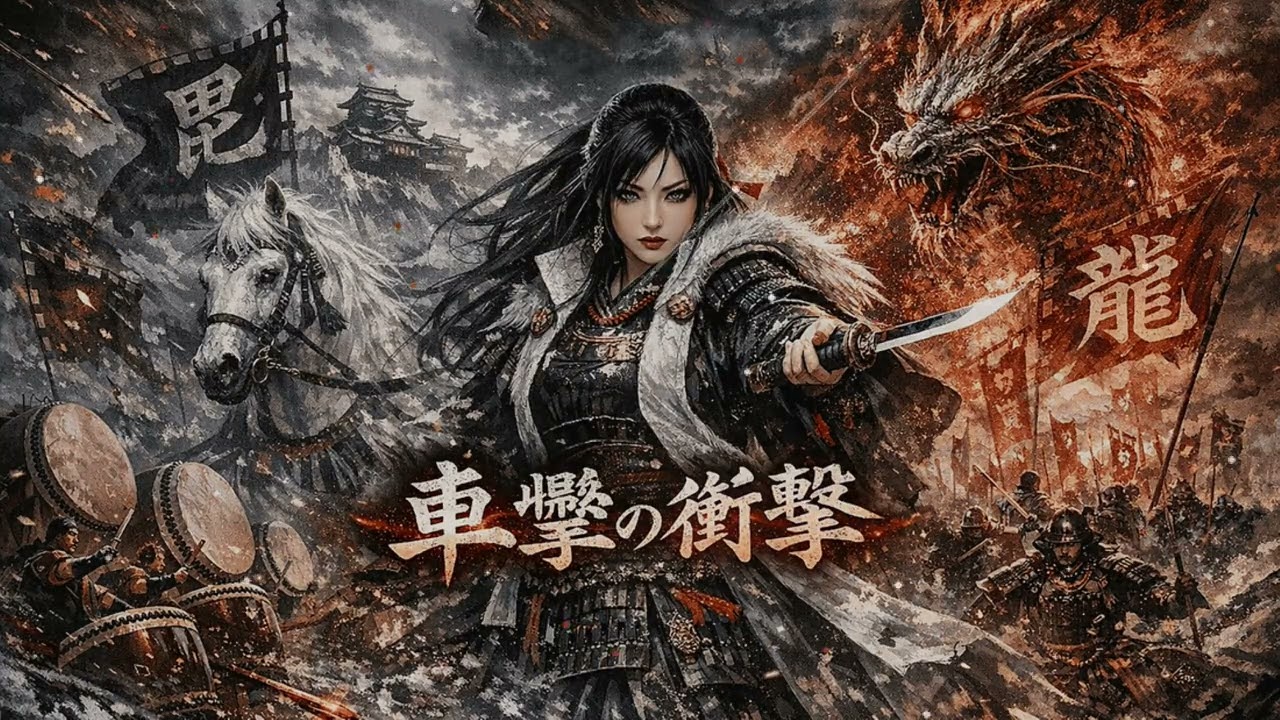 車懸の衝撃｜｜Anime Song｜Epic Music｜AI Music Video｜Japanese Rock｜Visual Kei｜Symphonic Metal｜