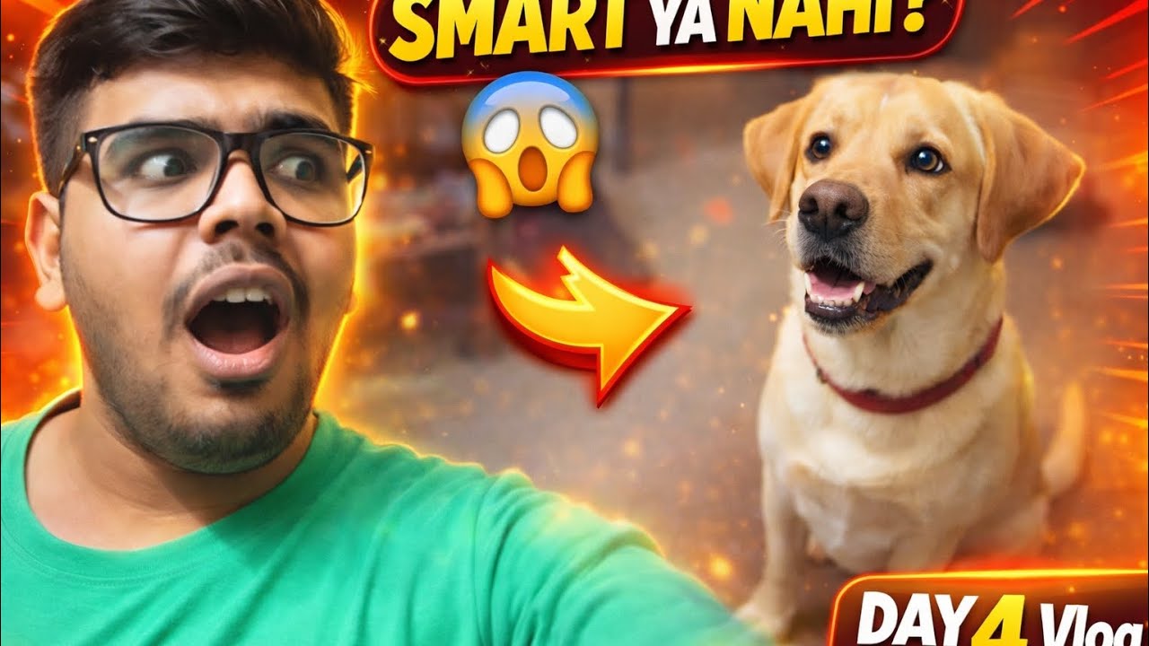 Mera Dog Kitna Smart Hai? 😱 | Day 4 Vlog