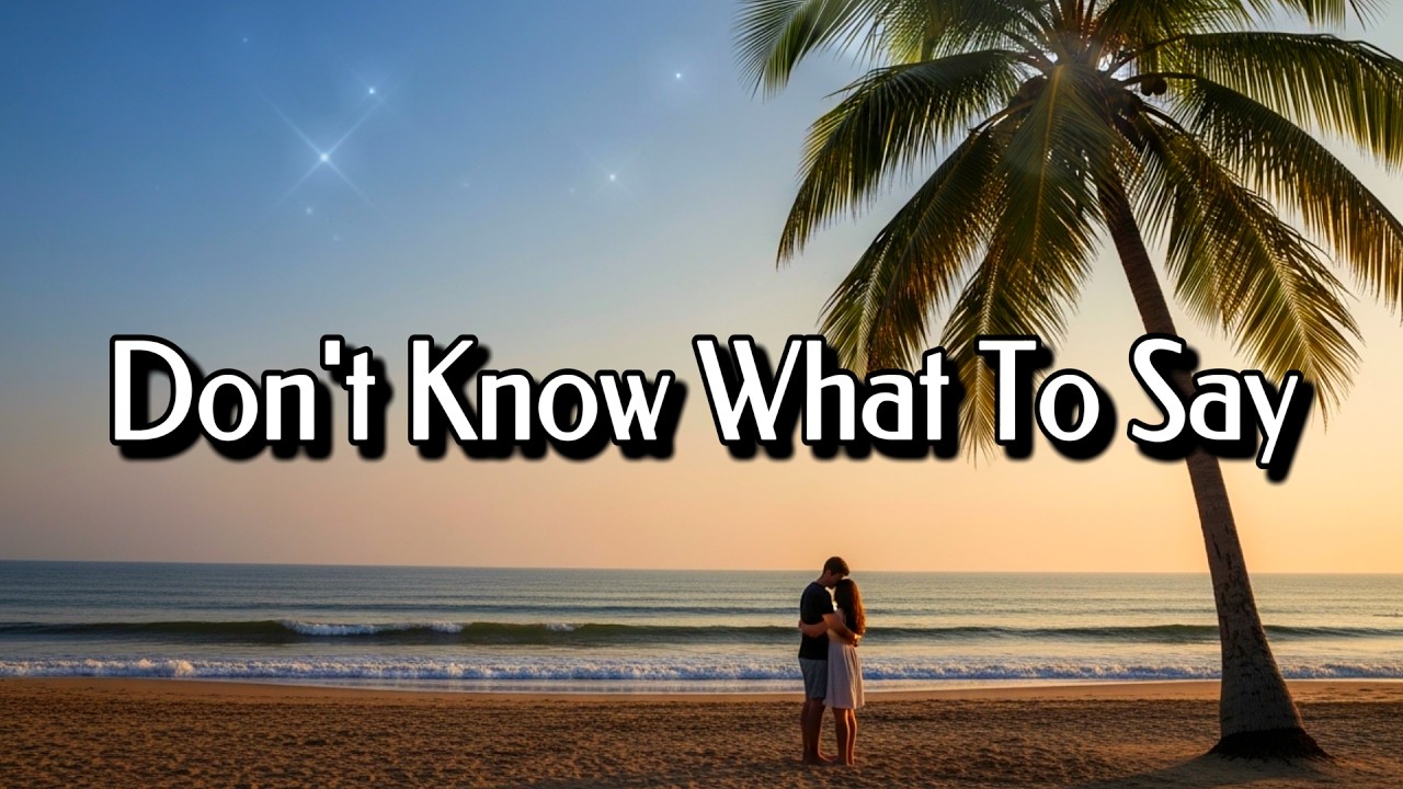Don't Know What To Say - Deep Emotional Rock Ballad (Lyric Video)