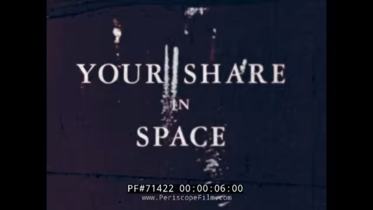 “ YOUR SHARE IN SPACE ” 1962 NASA ECHO 1 COMMUNICATIONS SATELLITE LAUNCH  DOCUMENTARY  71422