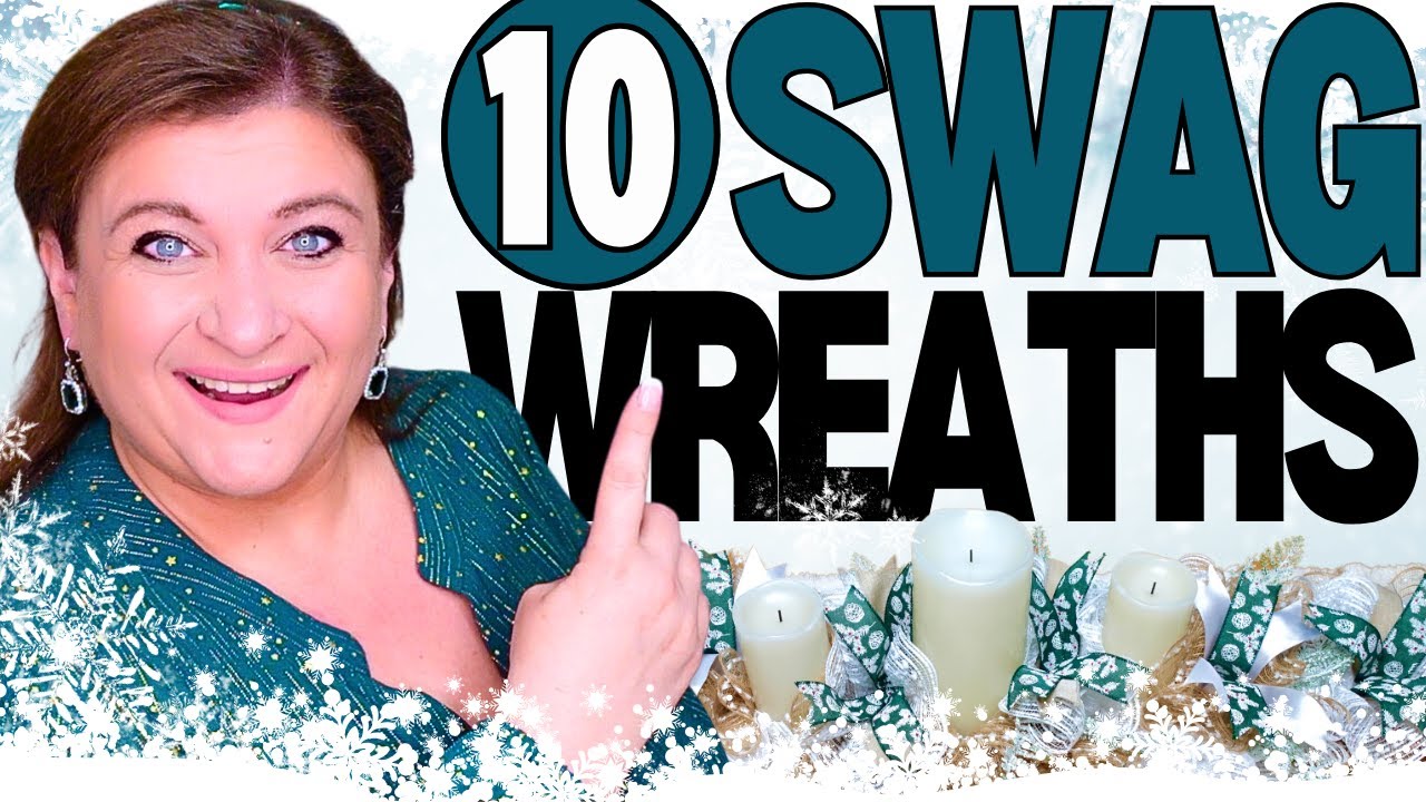 Amazing Top 10 Christmas Swag Wreath and Centerpiece DIY Tutorials