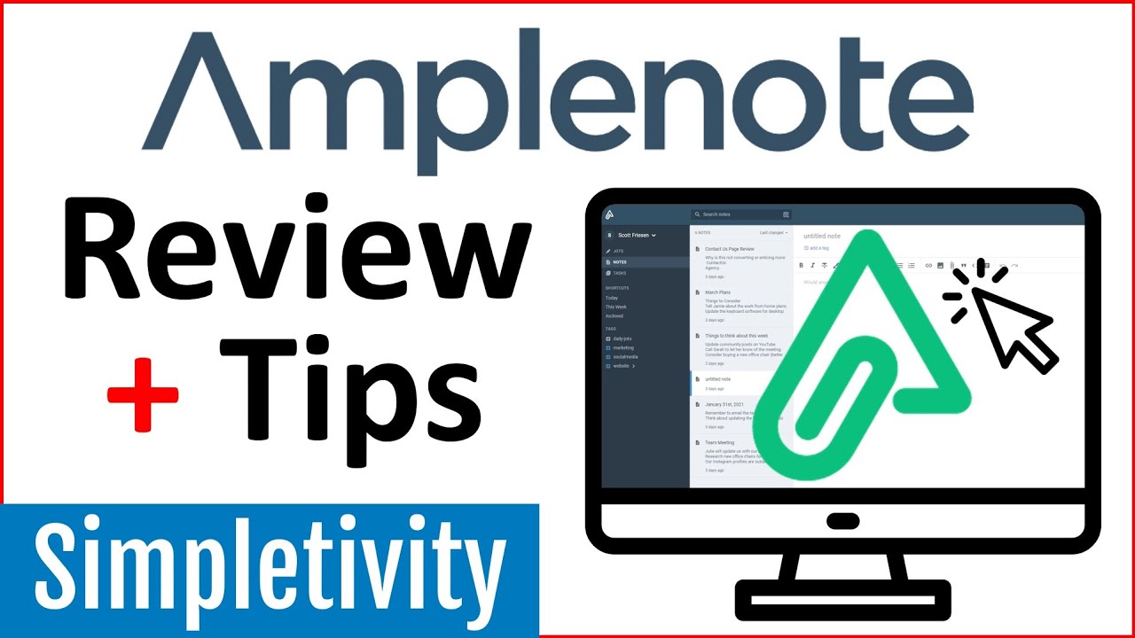 Turn Ideas into Actions with Amplenote (Keep Productive Review)