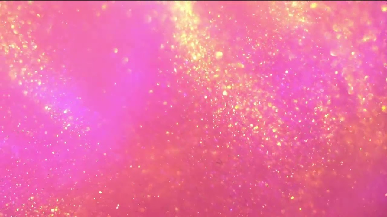 4K Screensaver Aesthetic | Calming Sensory Pink Glitter Particle Dust | Relaxing Piano Music | 1 HR