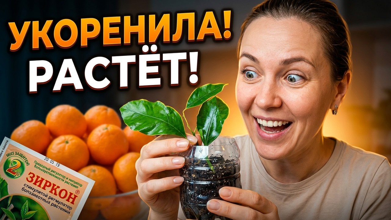 Укореняю Черенки Мандарина с рынка ✅ Хочу мандариновое дерево дома 🍊🍊🍊