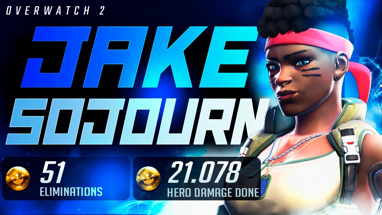 JAKE RANK 13 SOJOURN - 51 ELIMS! [ OVERWATCH 2 TOP 500 ]