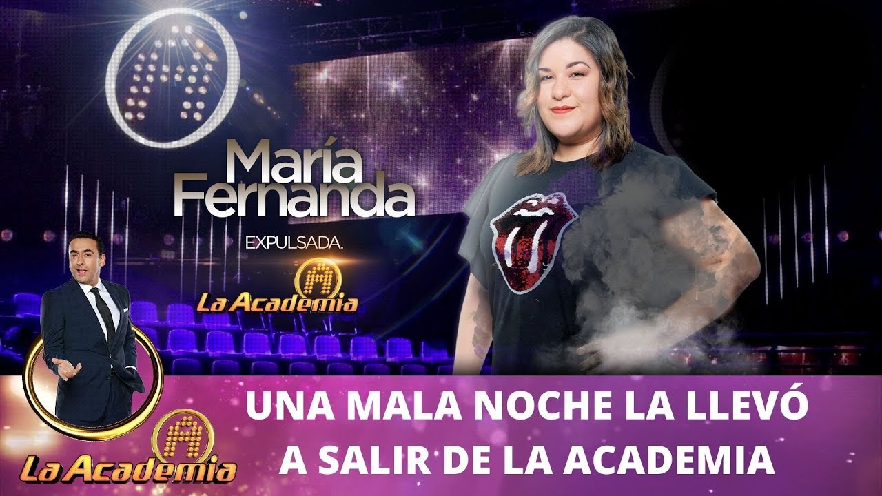 María Fernanda queda expulsada de La Academia. | La Academia