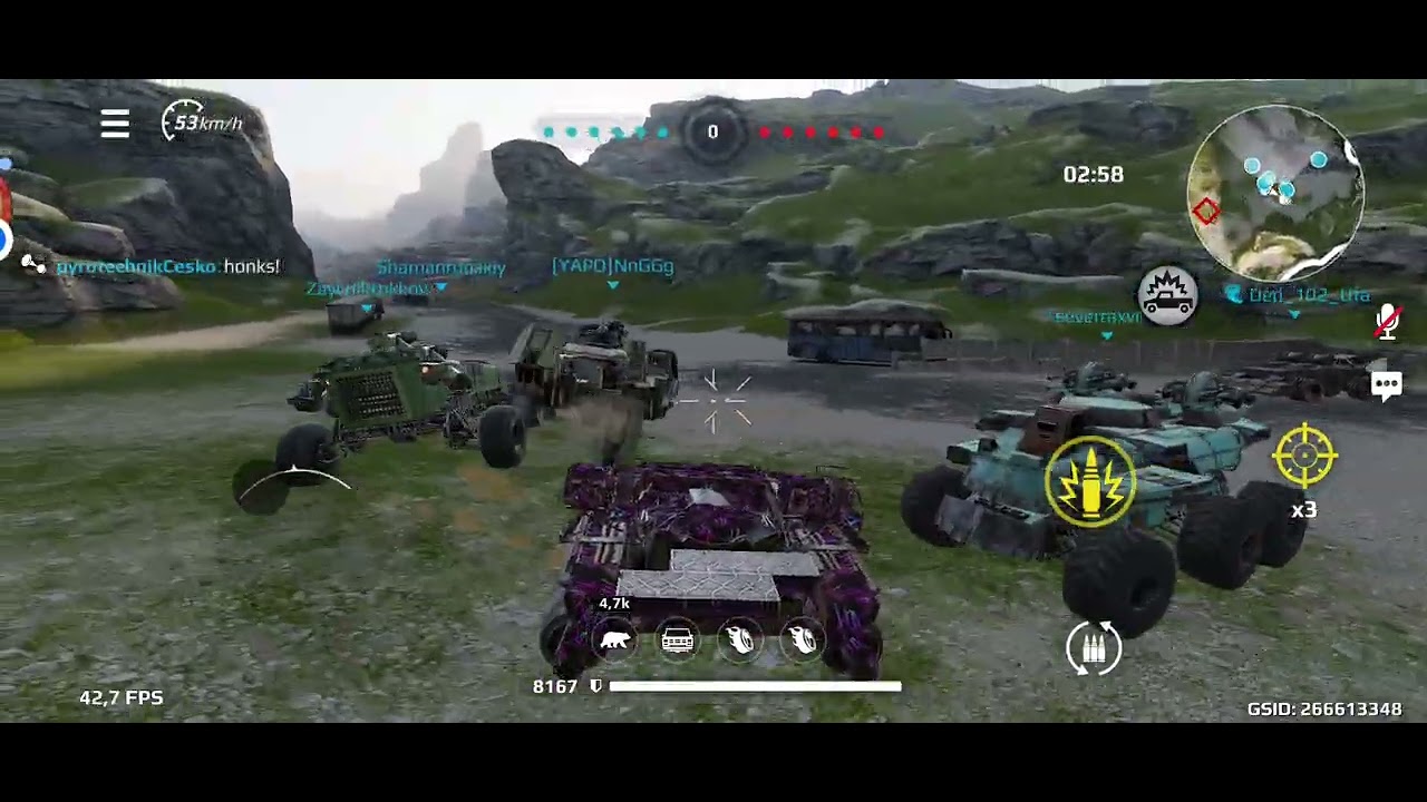 Op build. Crossout mobile.