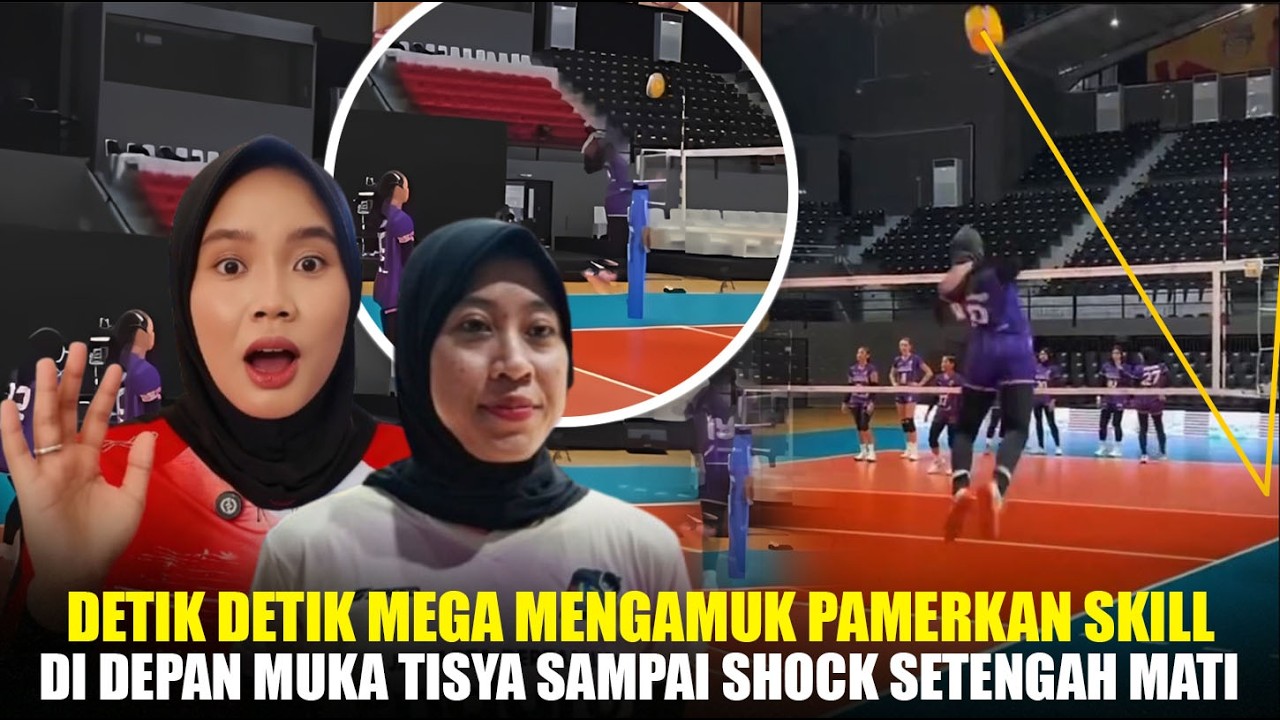 Bikin Tisya KAGET.!! Detik Detik Mega Mengamuk Pamerkan Spike GILA buktikan Diri di Depan Tisya