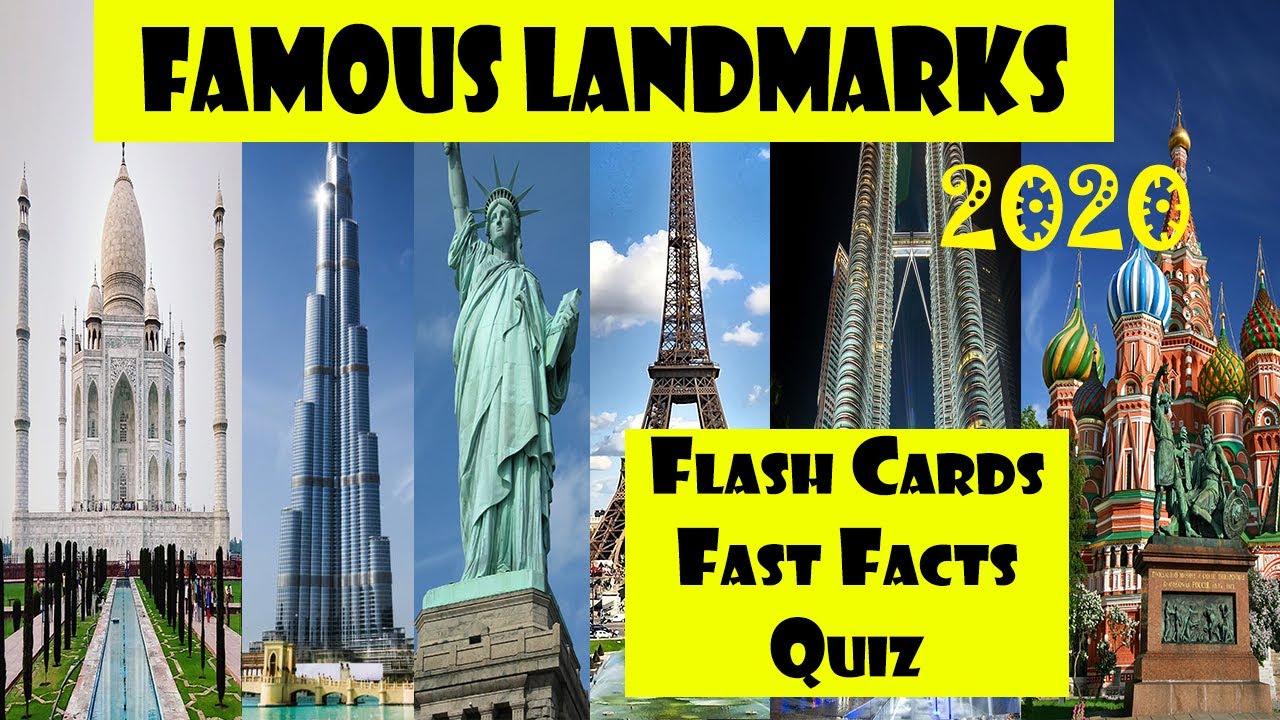 FAMOUS LANDMARKS IN THE WORLD #1 - FACTS & QUIZ || ROCKCLIMBERS || 2020