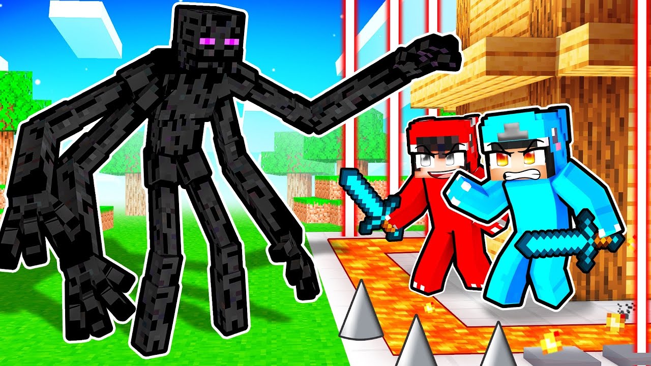 Mutant Enderman VS The Most Secure Minecraft House