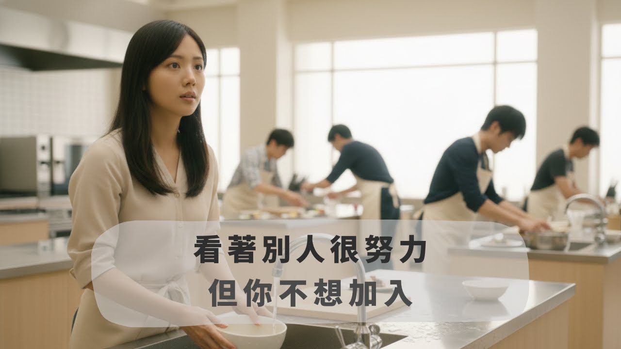 看著別人很努力｜但你不想加入