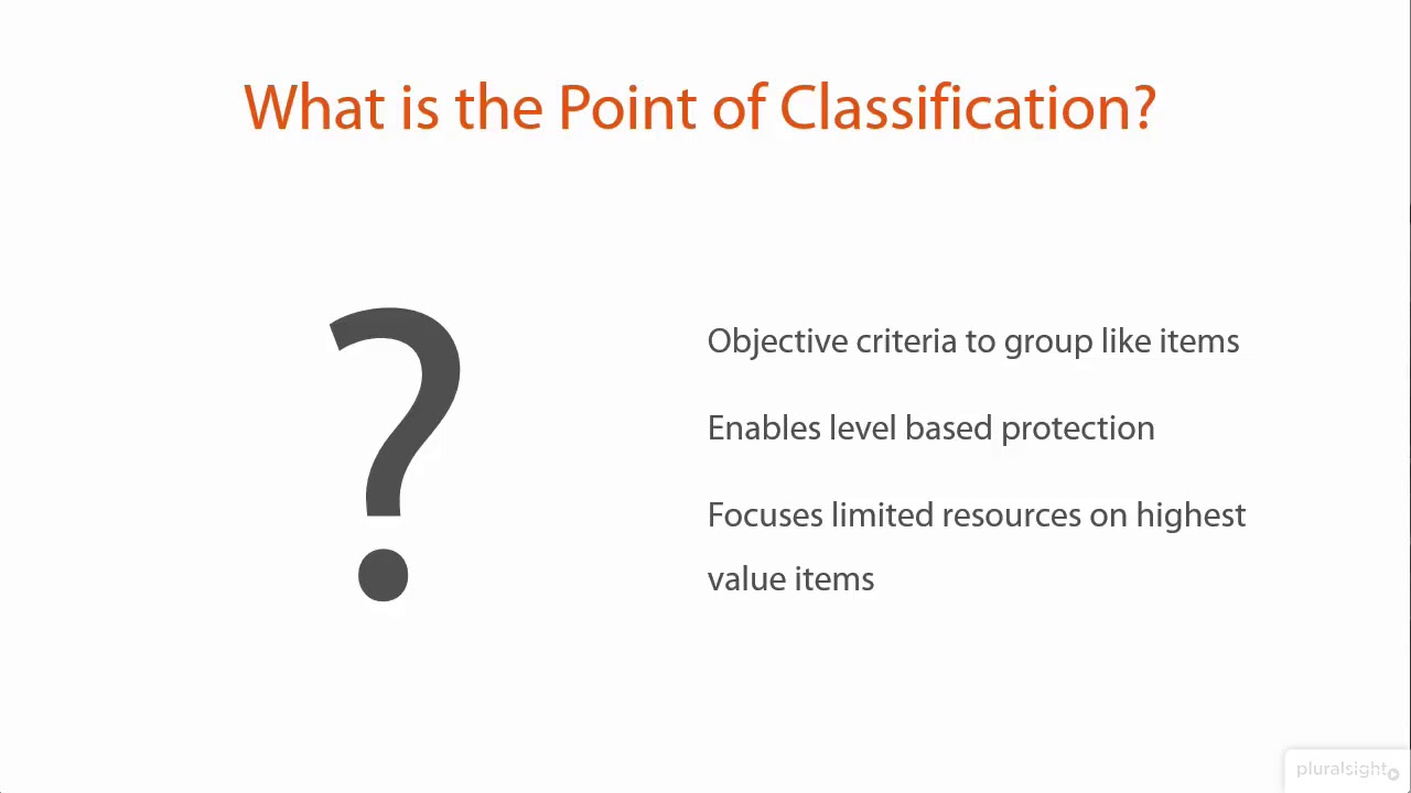 CISSP® - Asset Security - 03  Introduction to Information and Asset Classification