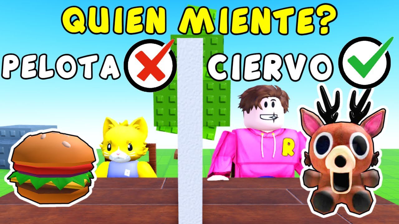 JUGAMOS DESAF&Iacute;O de MENTIR en ROBLOX y fue DIVERTID&Iacute;SIMO 😹