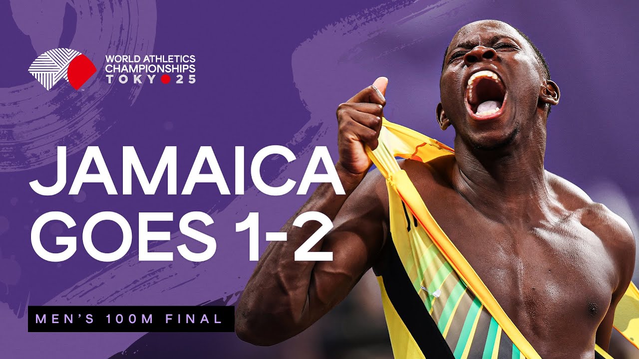 Seville beats Thompson for 100m gold with 9.77 | World Athletics Championships Tokyo 25