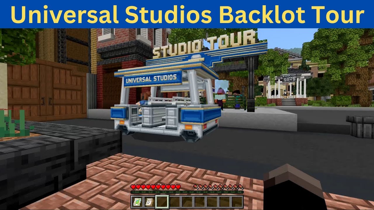 The Backlot Tour | Minecraft Universal Studios Celebration