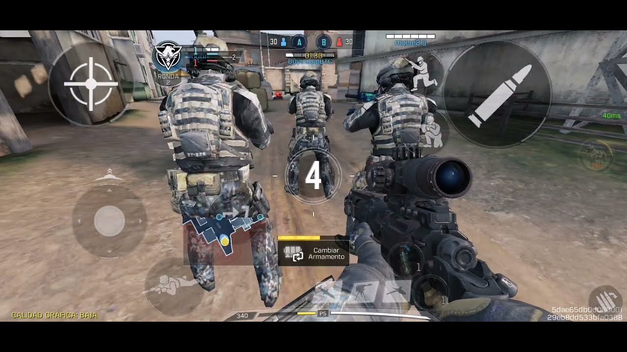 Gameplay ando: Igualadas con sniper: TDAH