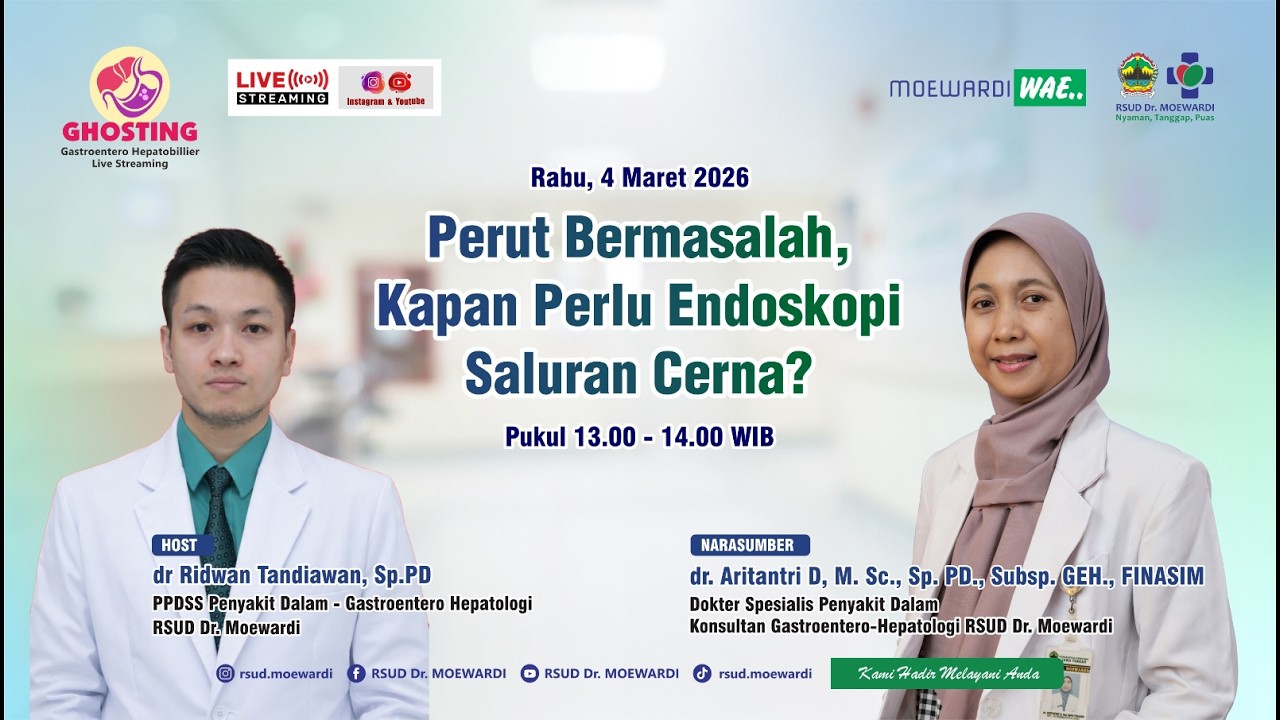 Perut Bermasalah, Kapan Perlu Endoskopi Saluran Cerna | #ghosting #moewardiwae #024