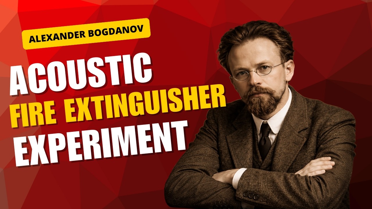 Acoustic Fire Extinguisher Experiments | Alexander Bogdanov
