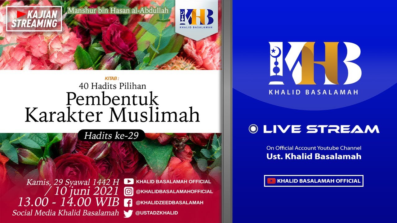 40 Hadits Pilihan Pembentuk Karakter Muslimah - Hadits #29
