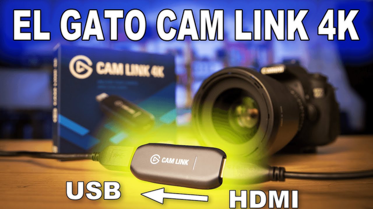 la mejor capturadora de video - ElGato Cam Link 4k - entrada HDMI USB para ordenador para STREAMING