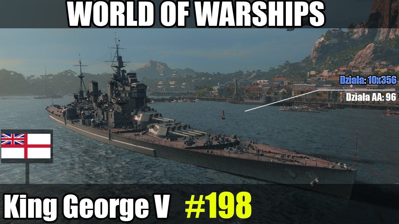 King George V - World of Warships (Wows) - Prezentacja okrętu i gameplay.