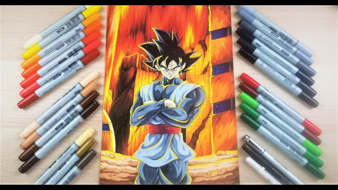 Drawing Goku Black | Commission #25