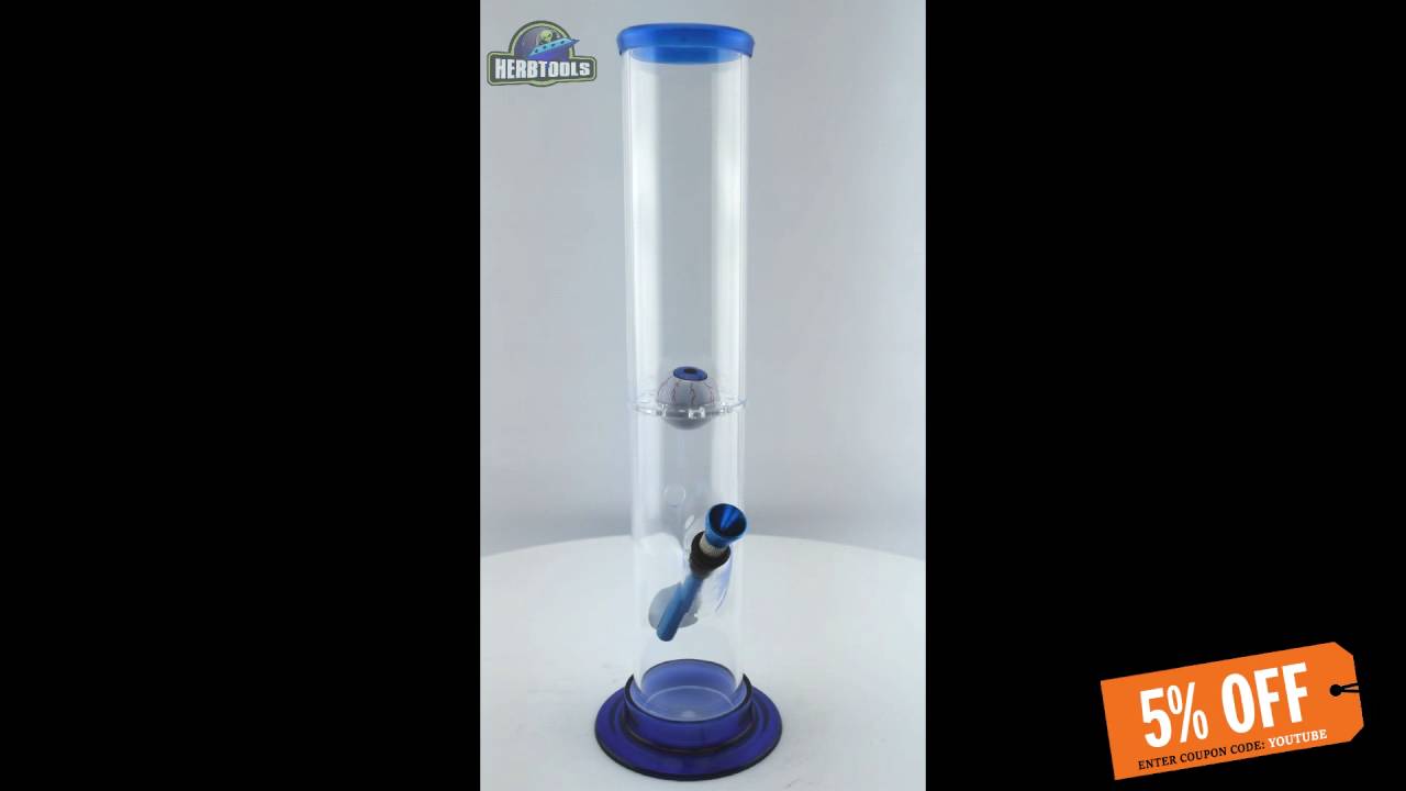 CRAZY EYE - PLASTIC BONG [HD] [HERBTOOLS]