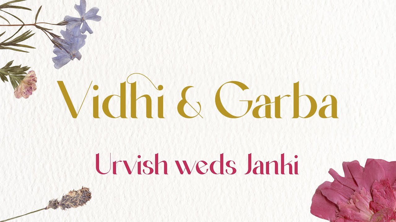 URVISH (GURU) WEDS JANKI || VIDHI & GARBA  27/12/2025