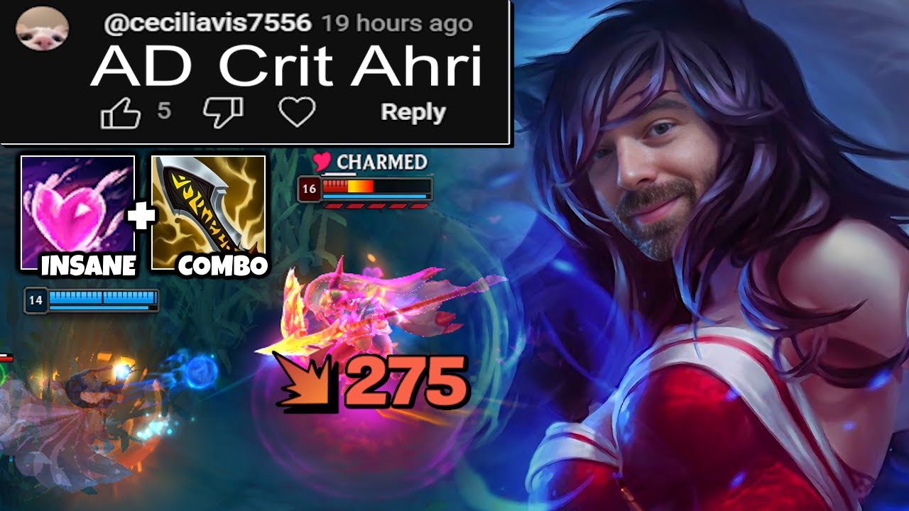 AD CRIT AHRI is INSANE. Charm into Crits then chase with ult | Azir Top, Bel'veth Support