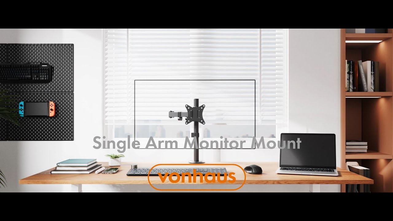 VonHaus single arm monitor mount