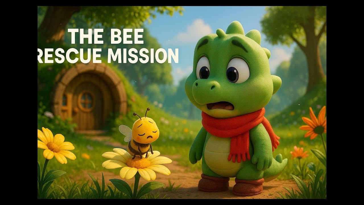 🐝🐊 Bee Rescue Mission | Croco Saves the Day | Kids Adventure Poem