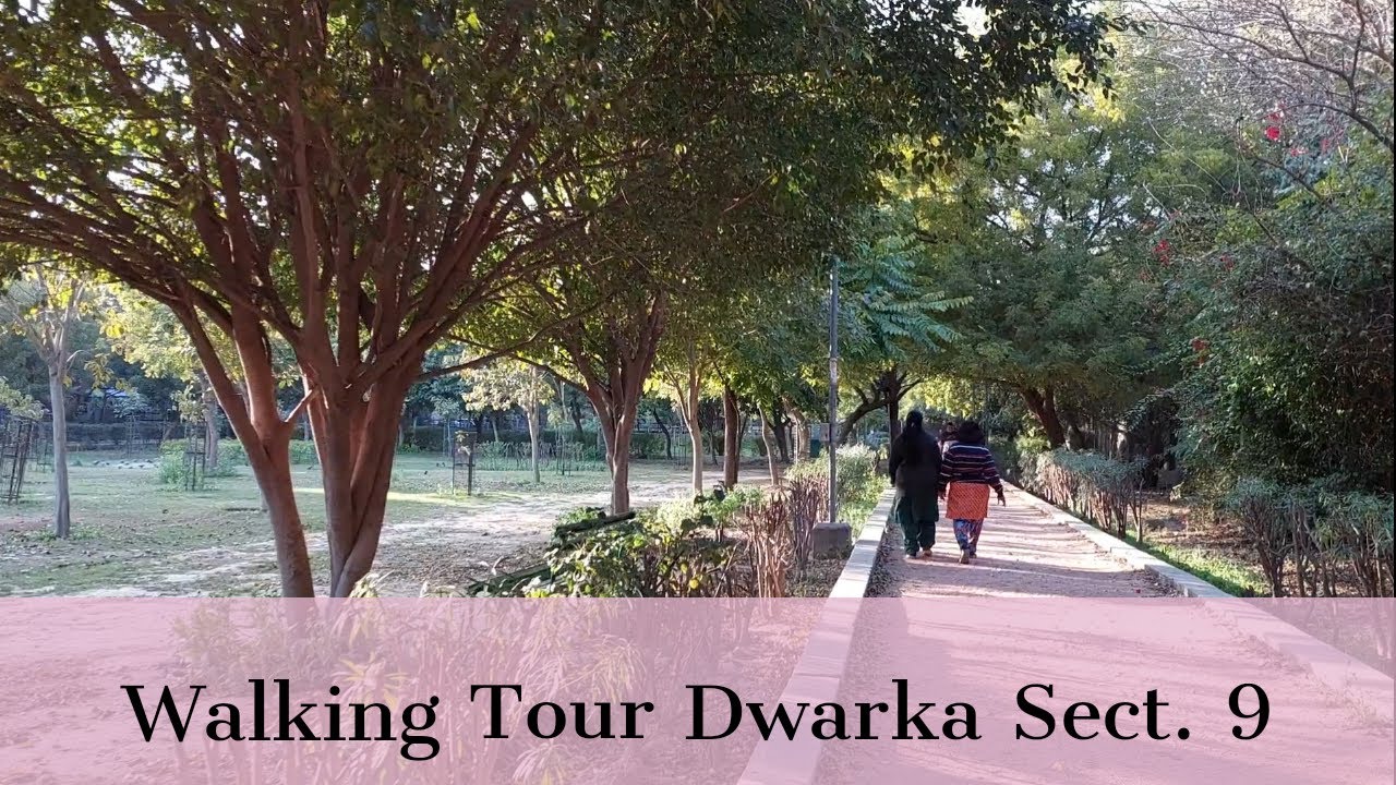Walk Tour Dwarka Sector 9 | Dwarka DDA Park Walking Tour