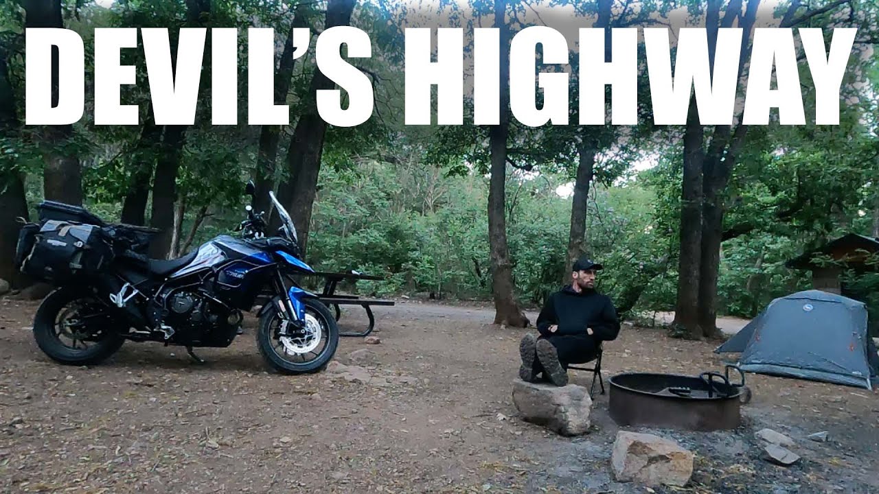 Solo Camping on Devil's Highway Arizona