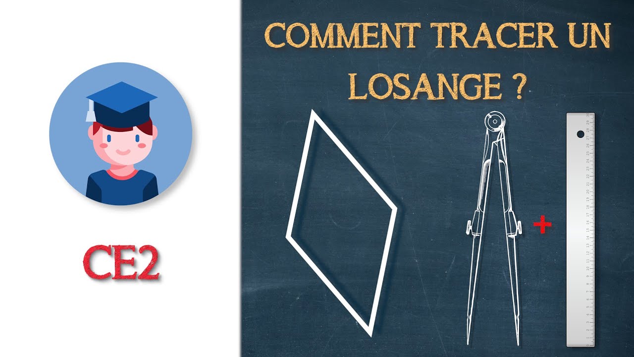 Tracer un losange - CE2 - Petits Savants