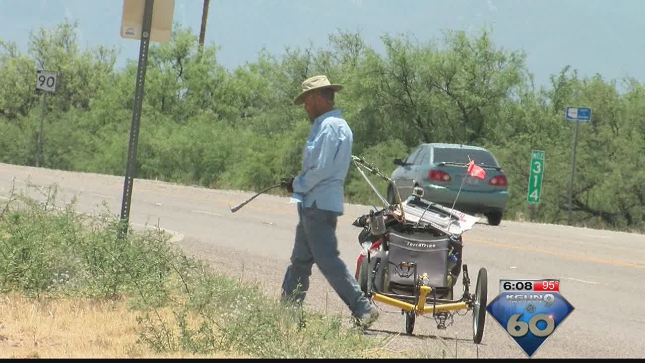 Man spends free time picking up trash along highway