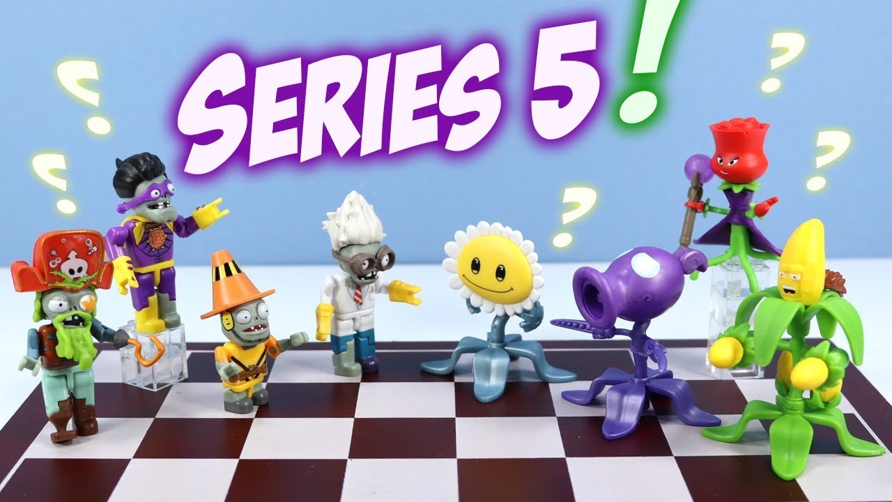 Plants vs. Zombies K'nex Mystery Packs Series 5 Opening Codes