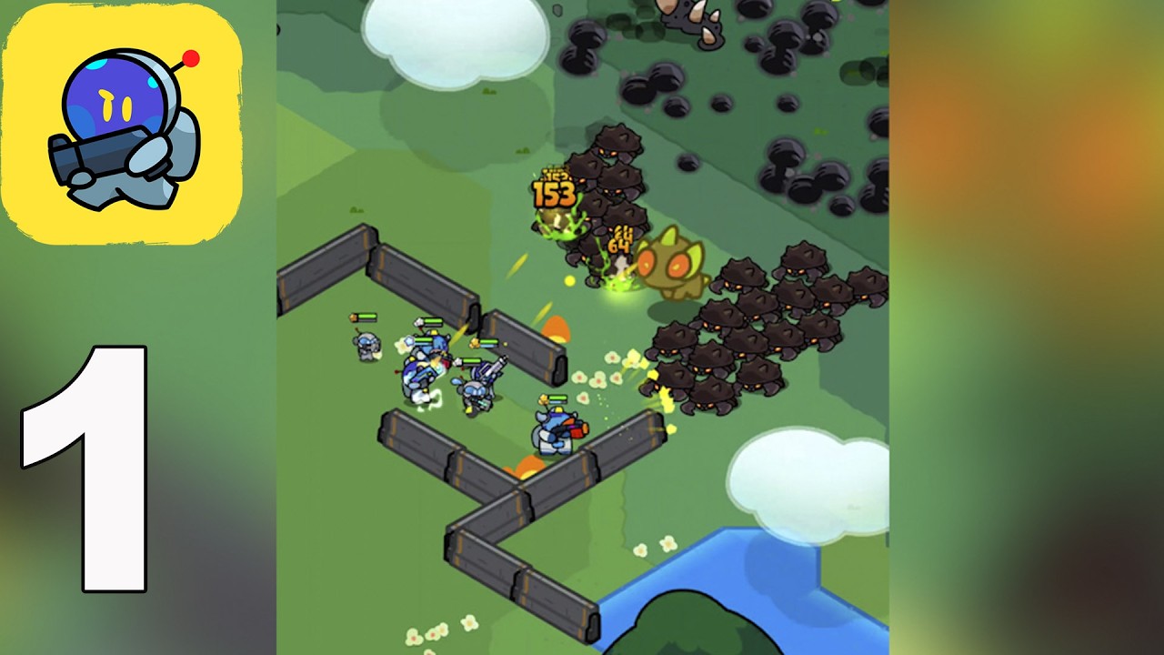 Astro Defenders : Capt.Couch - Gameplay Walkthrough part 1(iOS,Android)