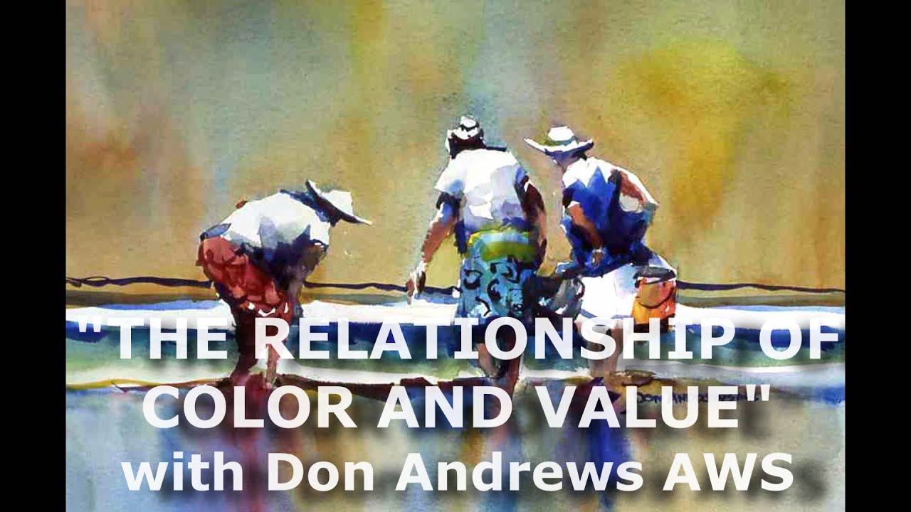 The key to a more COLORFUL WATERCOLOR is to understand VALUE