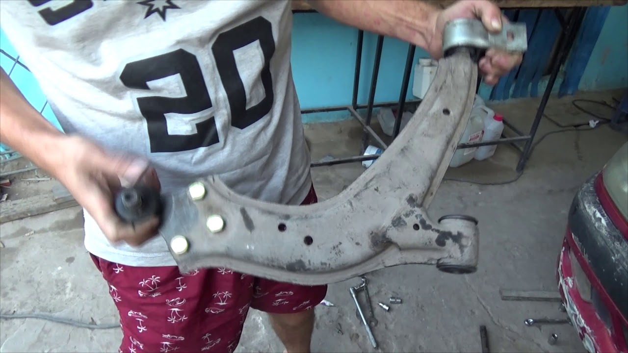 Cambiando Bujes de parrillas y Bieletas PEUGEOT 306