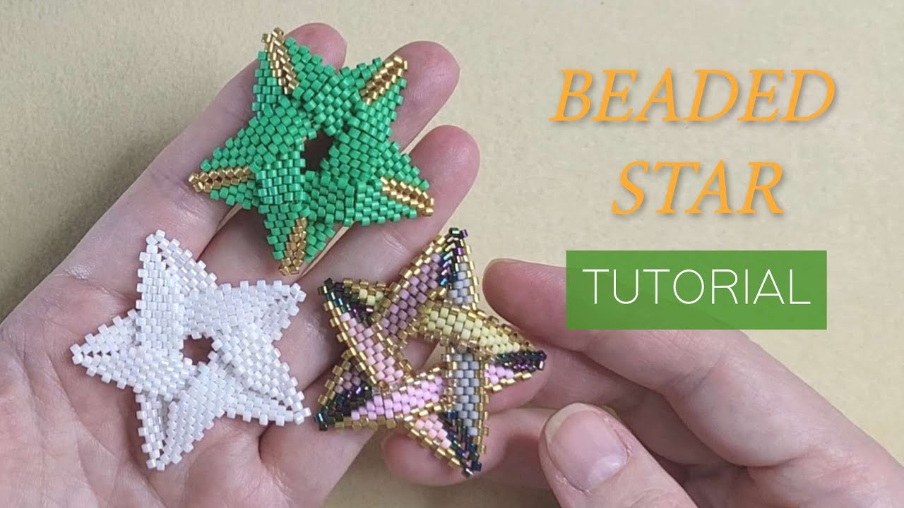 Beaded STAR Tutorial 비즈 별 만들기