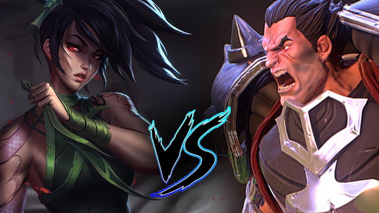 DARIUS vs. AKALI | BARON LANE GAMEPLAY