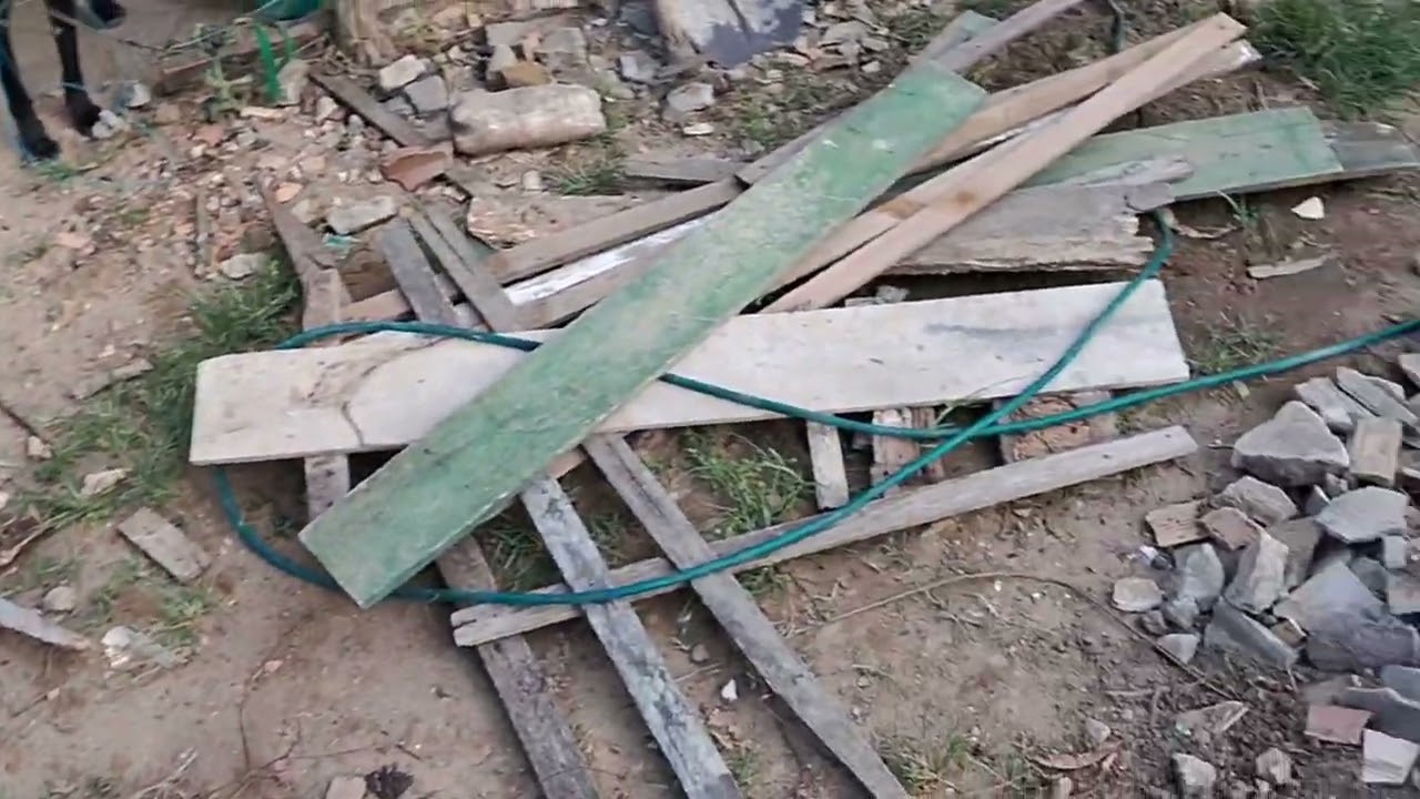Trabalhando no muro // Muro quase tudo concluído 🫡
