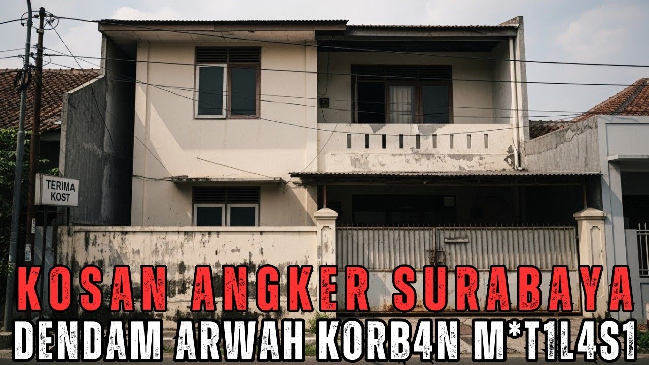 TERLALU SERAM BIKIN TRAUMA !! KOSAN PALING ANGKER DI SURABAYA DENDAM ARWAH  TRAGEDI MASA LALU