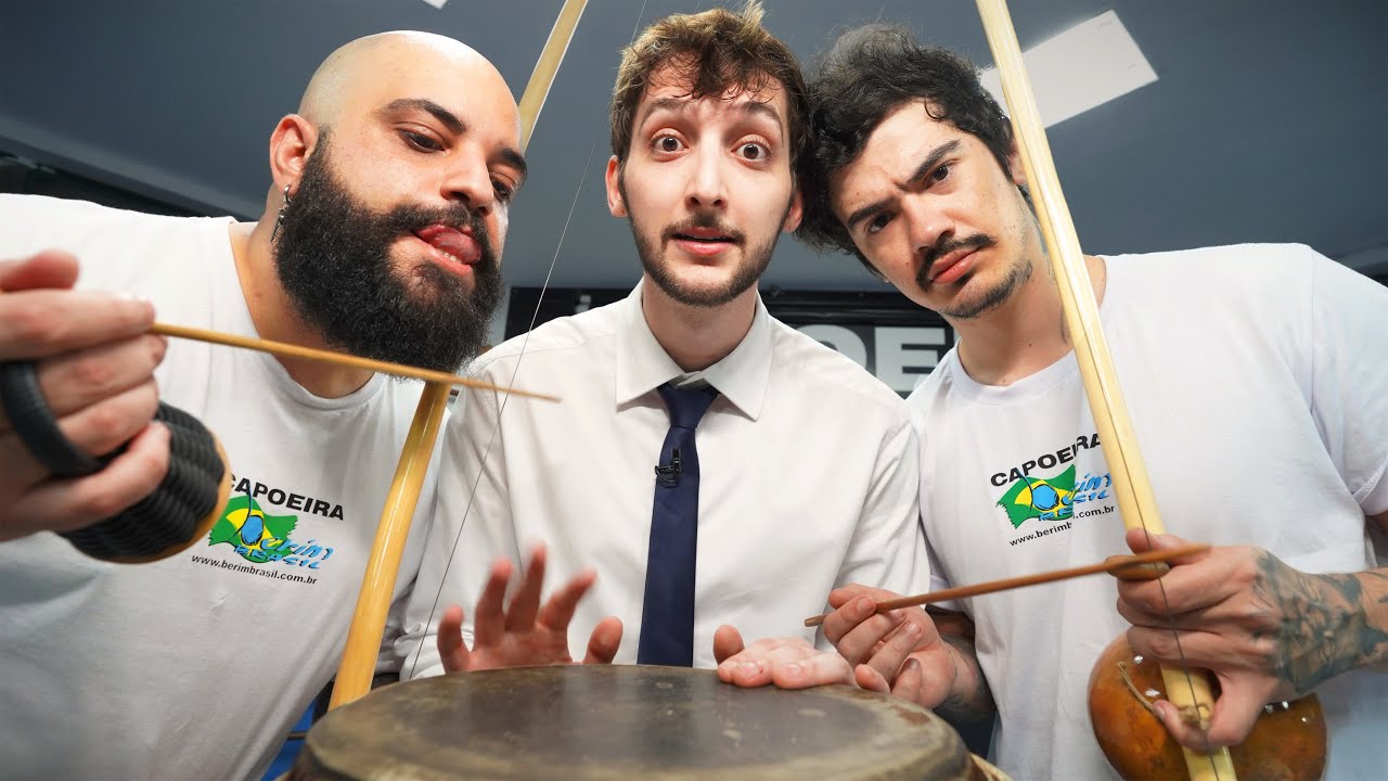 FIZEMOS UMA AULA DE CAPOEIRA