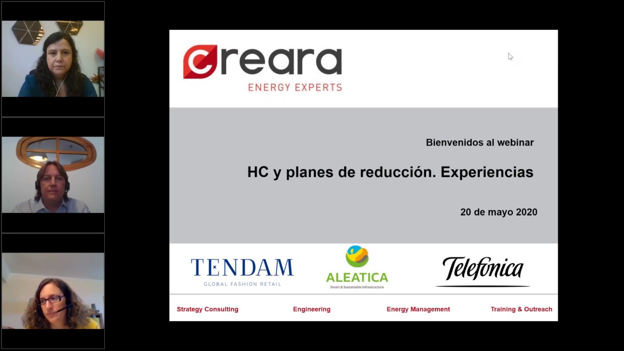 20 MAYO 2020- Huella de Carbono y Planes de Reducción. Experiencia de empresas.