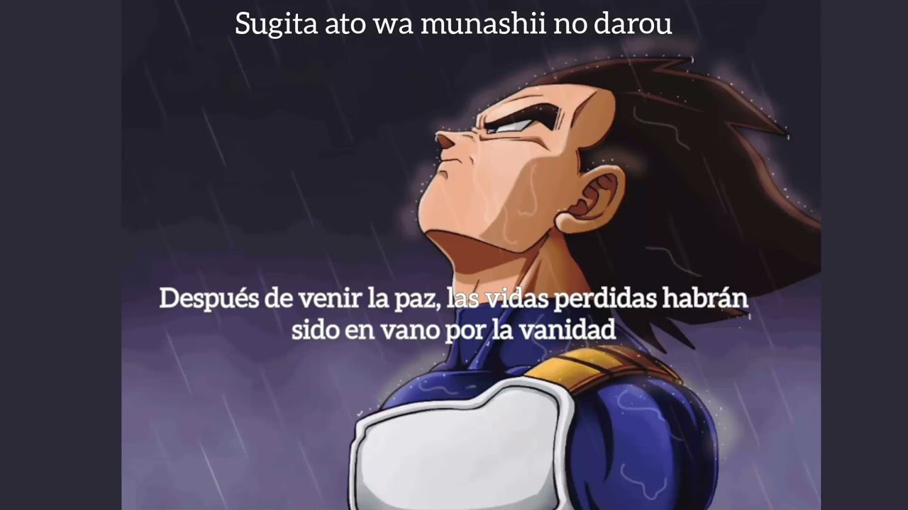 Vegeta tema: Love Is Like A Ballad. Letra. Canción de Vegeta para Goku 👀