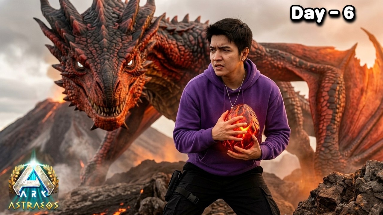 မီးနဂါးကြီး ဥ သွားခိုးကြမယ် | ARK ASTRAEOS (Day-6)