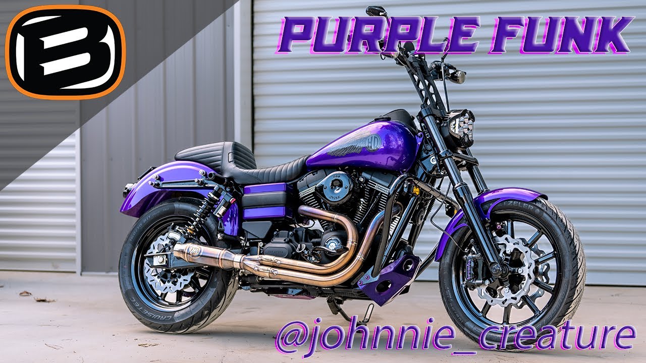 PUPRLE FUNK!! Spotlight No.19   - @johnnie_creature Dyna Low Rider S