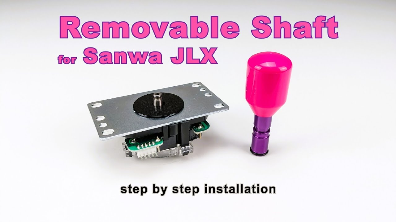 Quick-Release Removable Shaft for Sanwa JLX/JLF Joystick